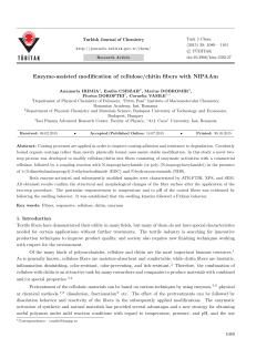Enzyme-assisted modification of cellulose/chitin