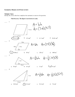 Chapter Ten worksheet solutions
