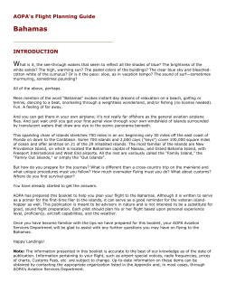 AOPA Bahamas Flying Guide