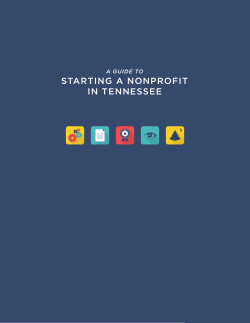 A Guide to Starting a Nonprofit in Tennessee