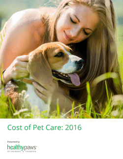 Cost of Pet Care | Healthy Paws
