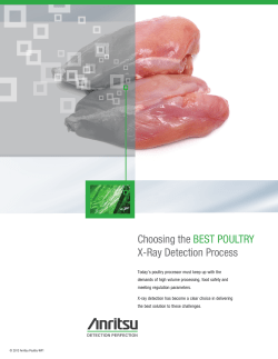 Choosing the besT PoulTry X-ray Detection Process