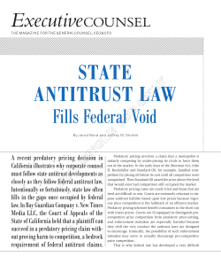 state antitrust law - The Antitrust Attorney Blog