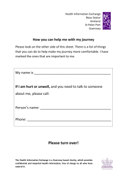 How You Can Help Me With My Journey