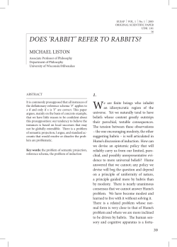 DOEs `rABBit` rEfEr tO rABBits?
