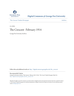 The Crescent - February 1914 - Digital Commons @ George Fox