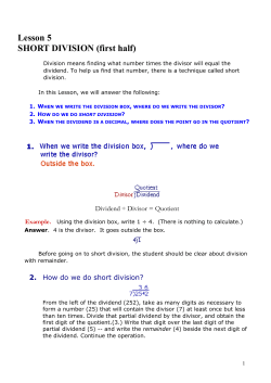 SHORT DIVISION_1