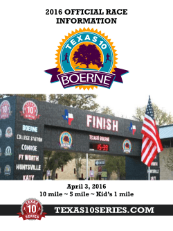 FAQs cont. - Texas 10 Series