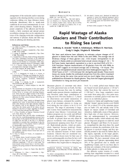 Rapid Wastage of Alaska Glaciers and Their Contribution to