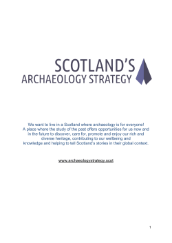 Scotland`s Archaeology Strategy