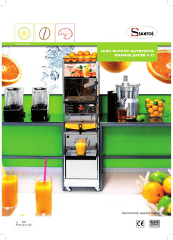 32 Automatic orange juicer