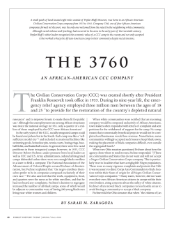 The 3760: An African-American CCC Company