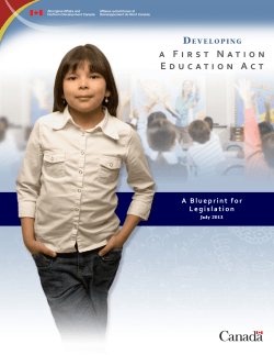 A Blueprint for Legislation