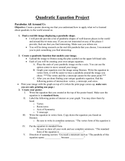 Quadratic Equation Project