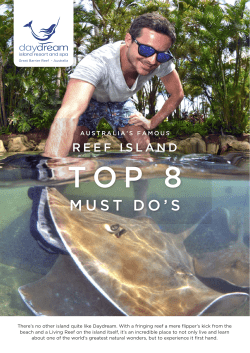 MUST DO`S - Daydream Island