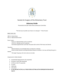 Society for Surgery of the Alimentary Tract Advocacy Guide