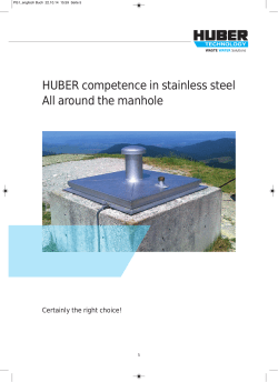 HUBER SE - Manhole equipment
