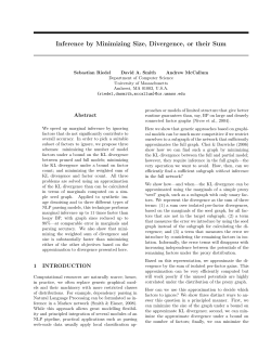 Inference by Minimizing Size, Divergence, or their Sum