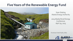 Five Years of the Renewable Energy Fund
