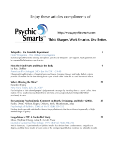 Enjoy these articles compliments of
