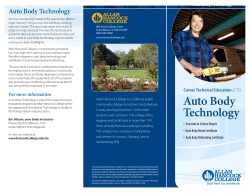 Auto Body Brochure - Allan Hancock College