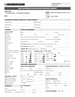 58985-000 Truck Rear Suspension Application