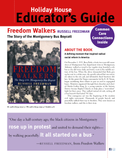 FREEDOM WALKERS - Holiday House Books