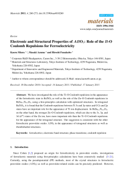 Electronic and Structural Properties of ABO3: Role of the B-O