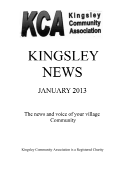 January 2013 - Kingsley Village