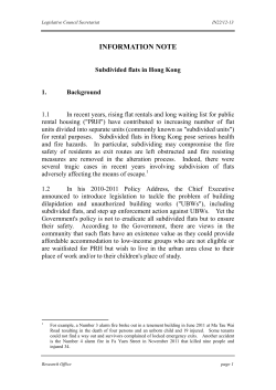 prepared by the Legislative Council Secretariat (information note)