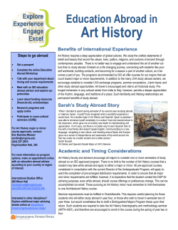 Art History - Education Abroad