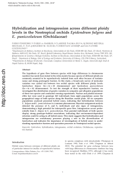 Hybridization and introgression across different ploidy