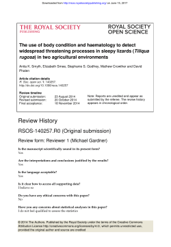 Review History - Royal Society Open Science