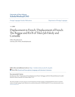 Displacement in French/Displacement of French