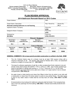 Plan Review Corrections