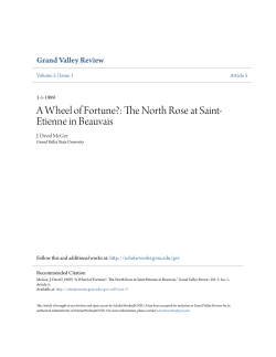 A Wheel of Fortune?: The North Rose at Saint