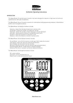 S4 Monitor Operating Instructions