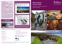 Delivering for Orkney 2015
