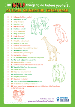 the 30 WILD things to do at Blair