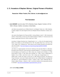 Modified Register for John SKINNER