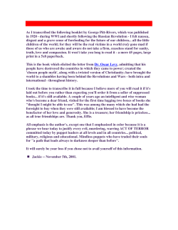 The World Significance Of The Russian Revolution