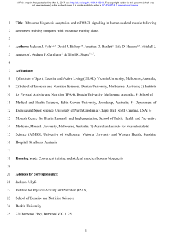 Ribosome biogenesis adaptation and mTORC1 signalling