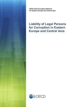 Liability of Legal Persons for Corruption in Eastern