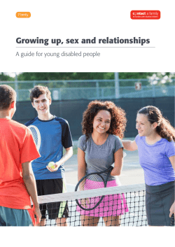 Growing up, sex and relationships