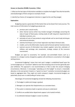 Answer on Question #54480, Economics / Other 1. What are the two