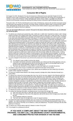 Consumer Bill of Rights