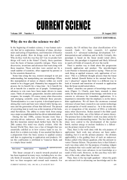 PDF - Current Science