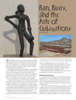 RAin, Rivers, And the FAte of Civili Ations