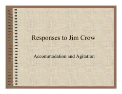 Accommodation and Agitation