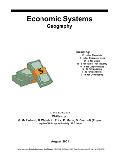 Economic Systems